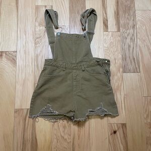 Brown overalls
